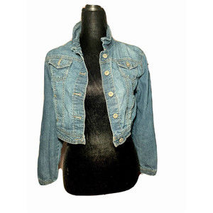 blue jean jacket womens small
